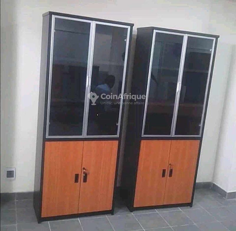 ARMOIRE HAUT SEMIVITRÉE DIRECTIONNEL 2 BATTANTS