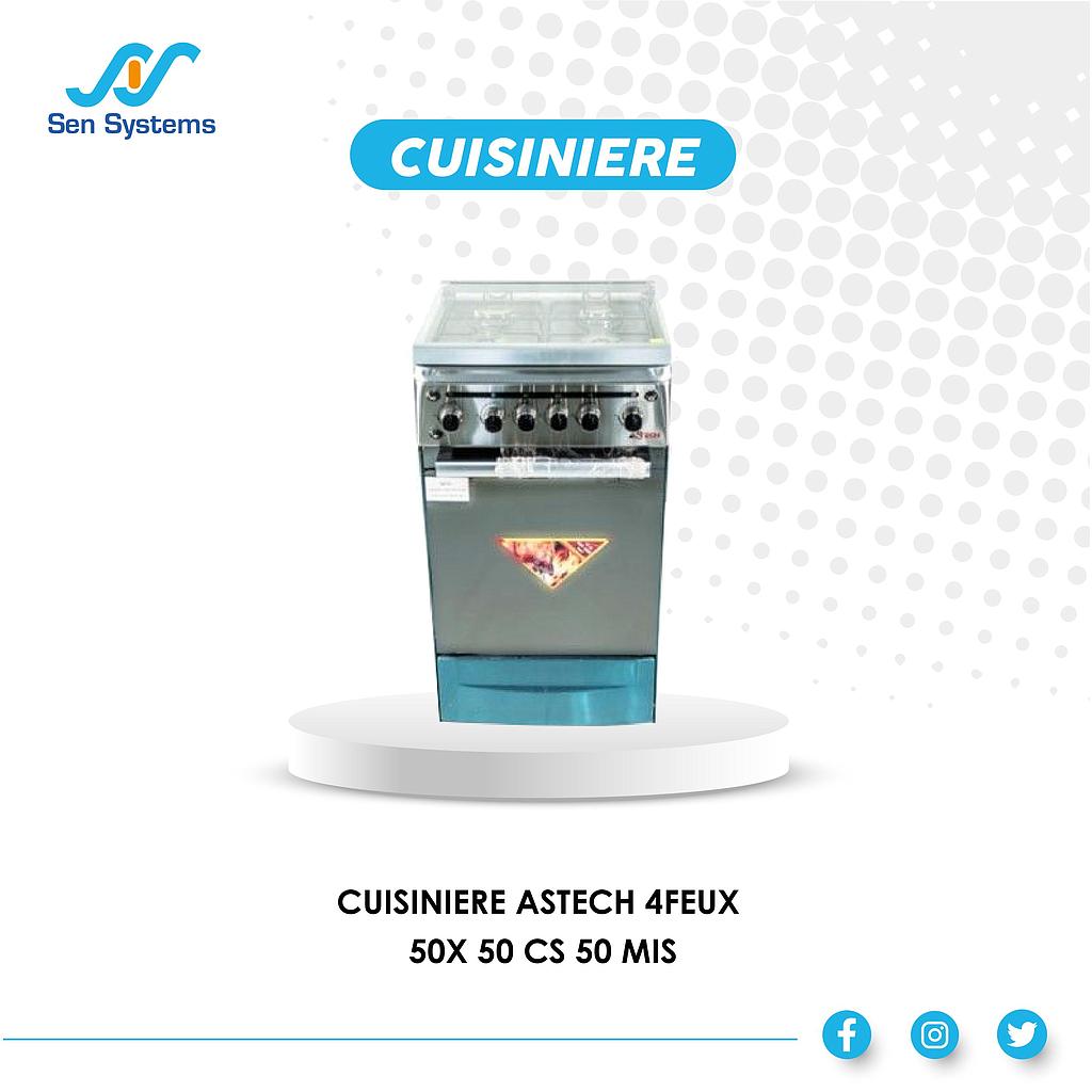 CUISINIERE ASTECH 4FEUX 50X 50 CS 50 MIS