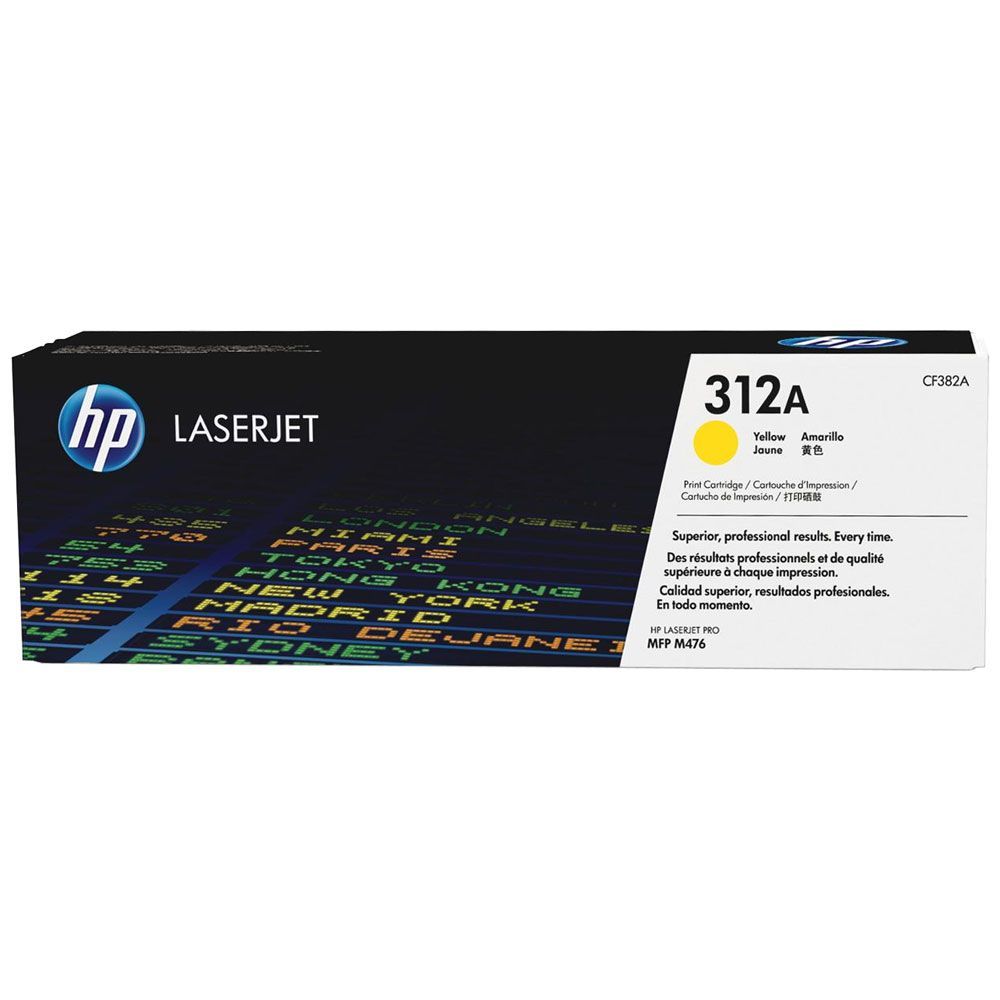 CARTOUCHE HP CF 382 A 312 A JAUNE	 	